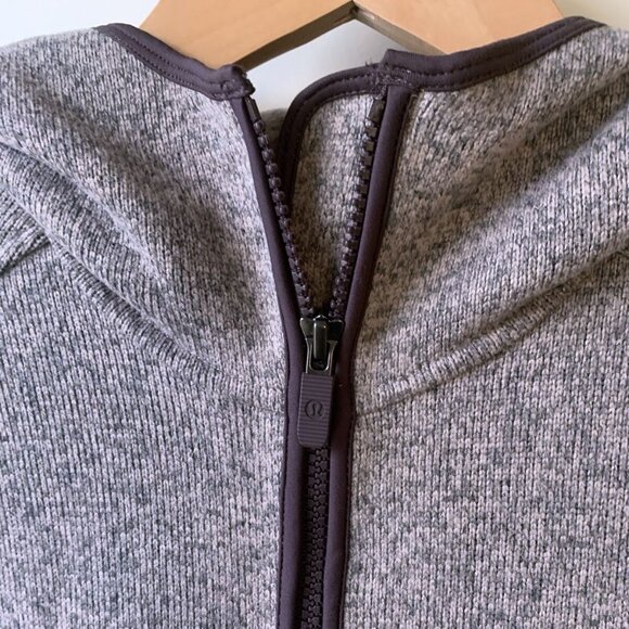 Cute Lululemon Fleece and Thank you Pullover Top in Heathered Smoky Blush - Picture 3 of 14